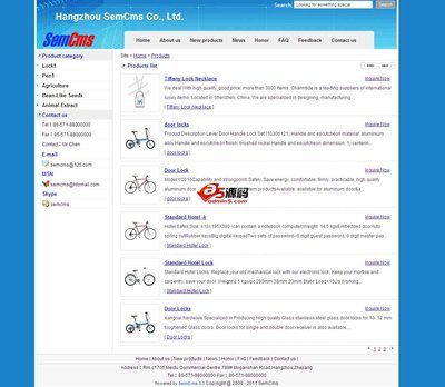 SemCMS英文外貿(mào)企業(yè)網(wǎng)站 v3.4 高效搭建外貿(mào)站的免費(fèi)ASP源碼利器